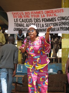 Comizio al femminile.