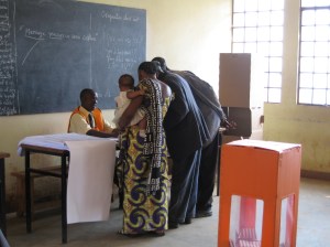 Una famiglia al voto.