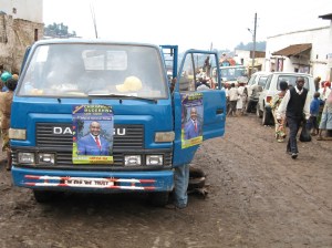 Bukavu, Sud Kivu. Ultimi giorni di campagna elettorale.