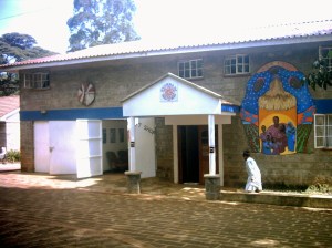 Poco fuori Nairobi, sorge il Centro Nyumbani: accoglie bambini sieropositivi senza famiglia ed è strutturato come un villaggio, dove i volontari accolgono i bambini in piccole unità abitative familiari.